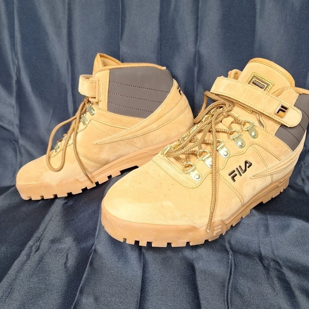 Fila V13 Mens Brown Dress Boots Size 11 Boot 1HM00878-248 Weather Tech Synthetic